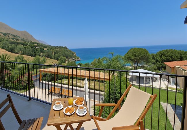 in Scopello - Casa Richilde with spectacular sea view