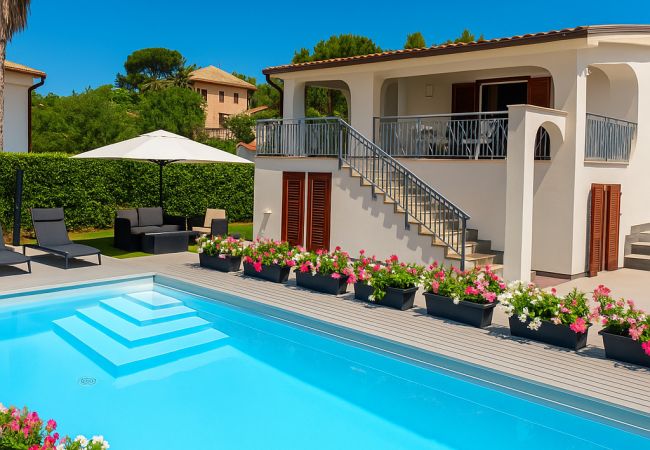 Villa/Dettached house in Scopello - Villa Corallo with private pool