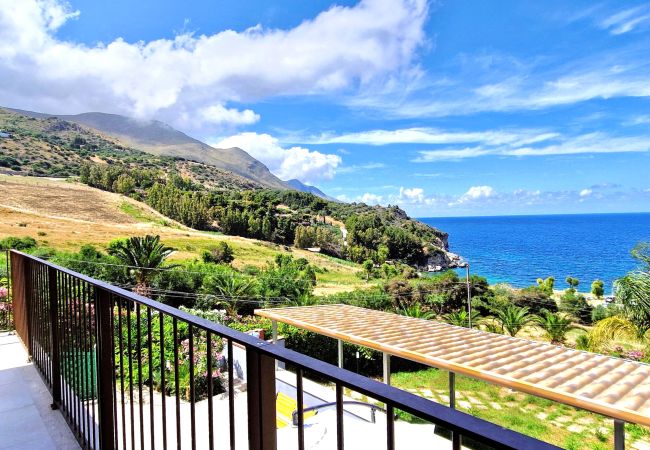  à Scopello - Casa Richilde avec vue spectaculaire sur la mer